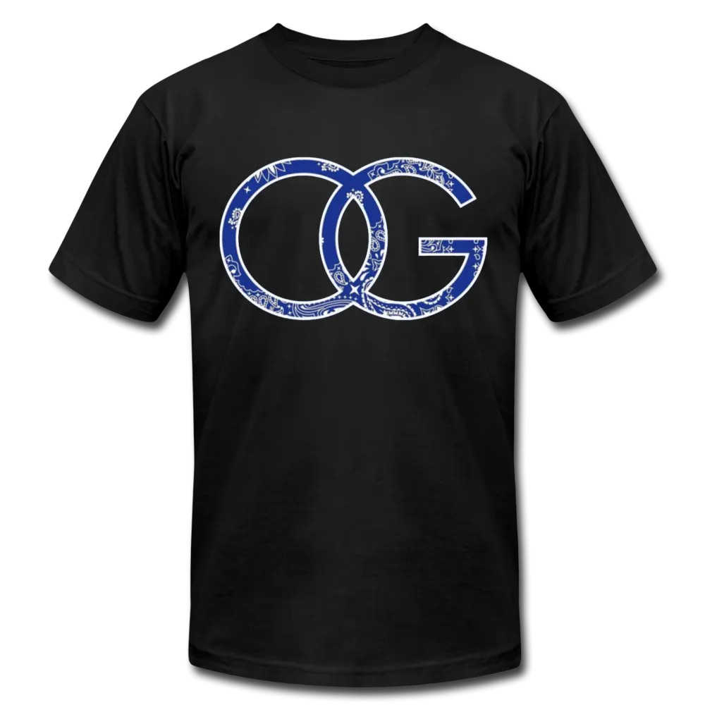 OG Crip Blue Bandana Premium Adult T-shirt