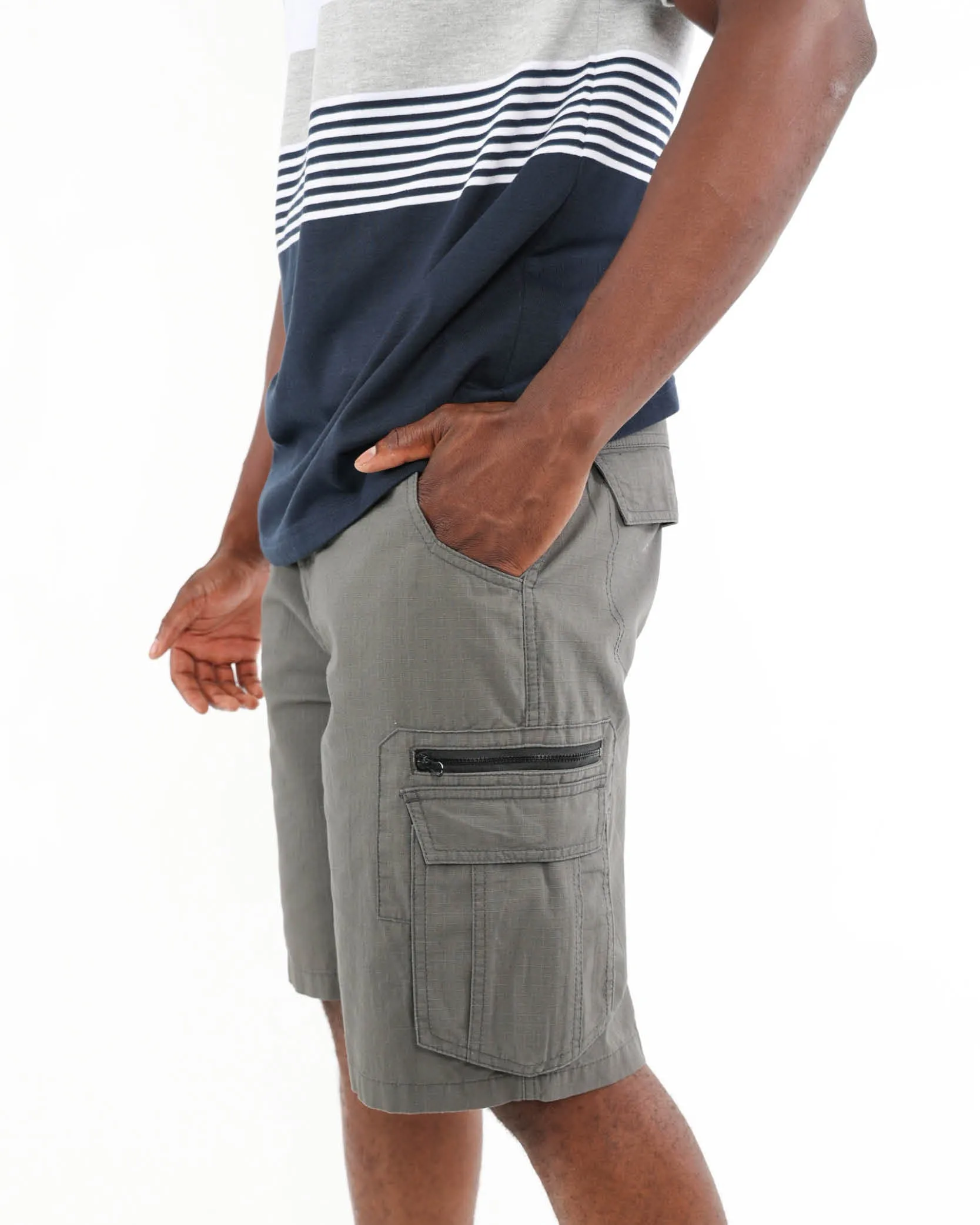 Olive Ripstop Cargo Shorts