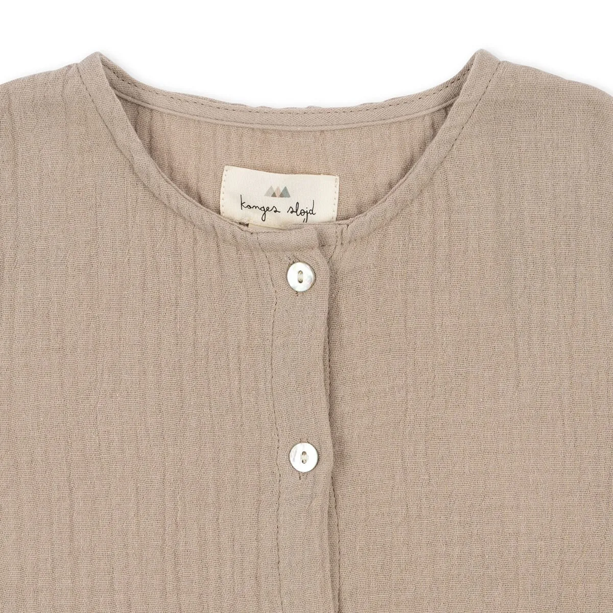 Olive Shirt - Kurzarm Shirt Musselin aus 100% Bio-Baumwolle