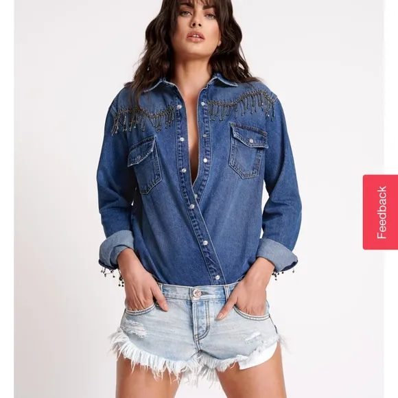 One Teaspoon Trashwhores cut off short shorts