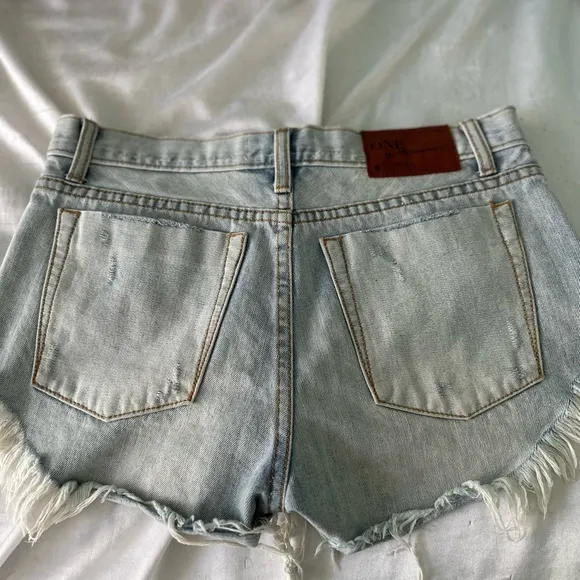 One Teaspoon Trashwhores cut off short shorts