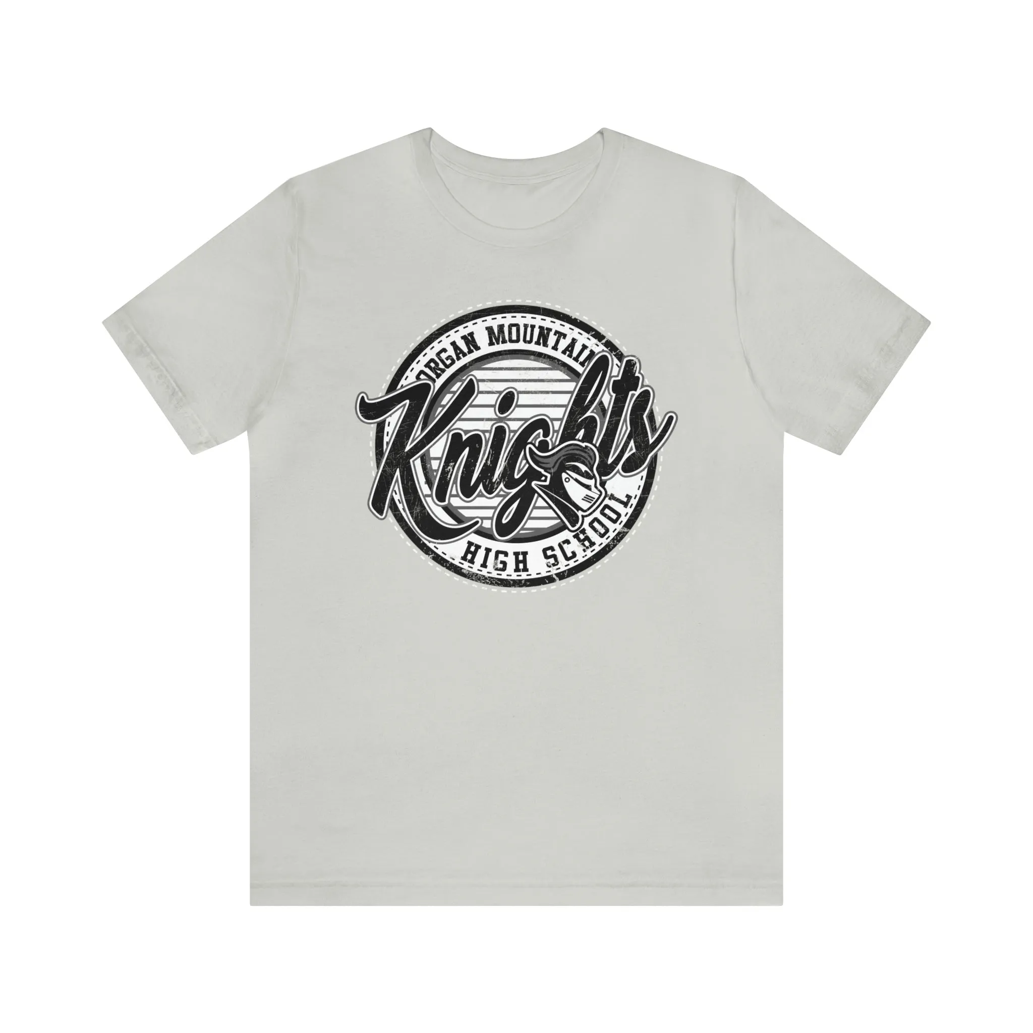 Organ Mountain High School Knights Distressed Logo T-Shirt