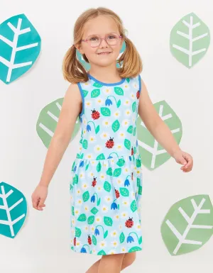 Organic English Garden Print Summer Dress