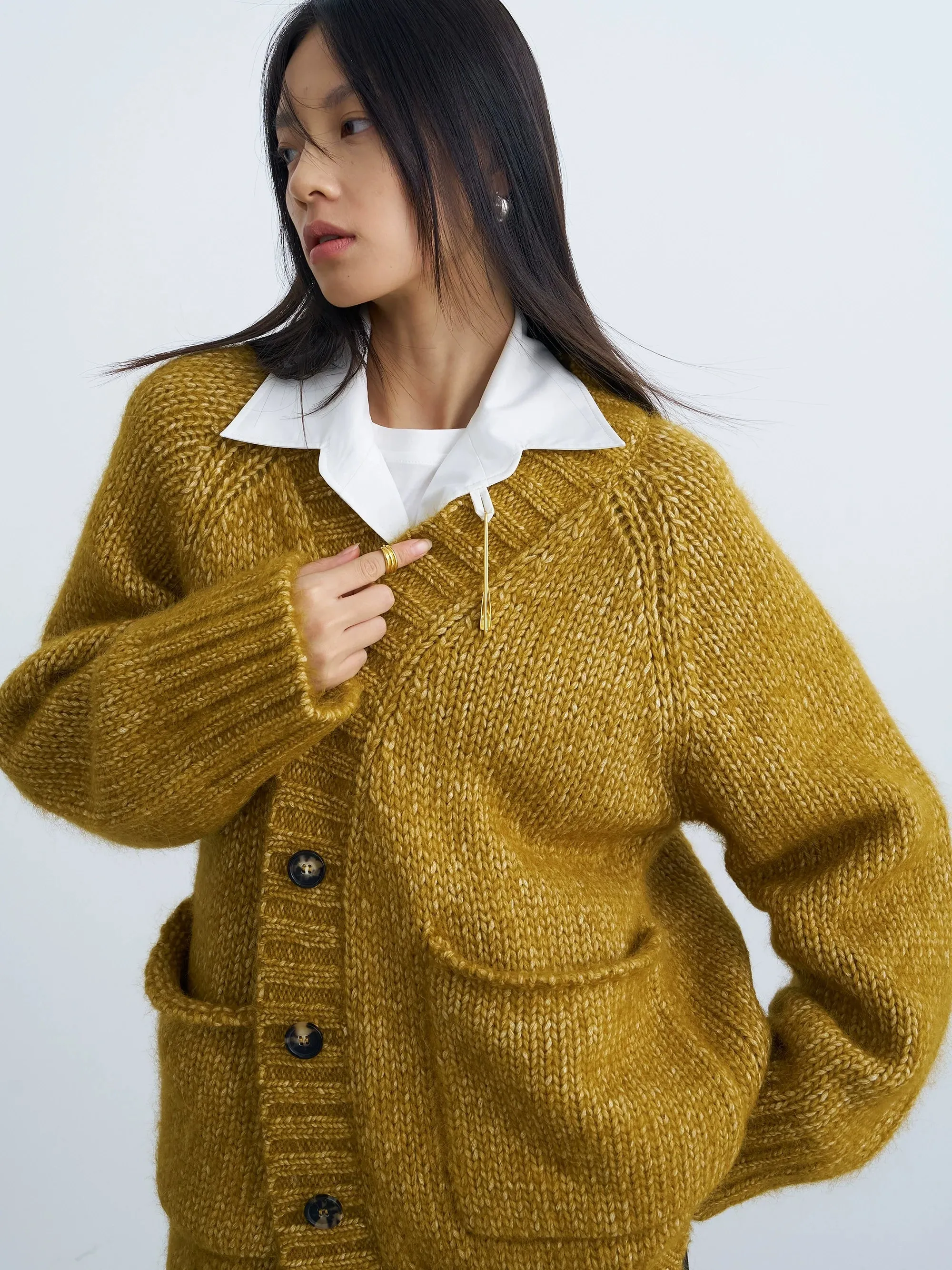 Oversized Knit Cardigan