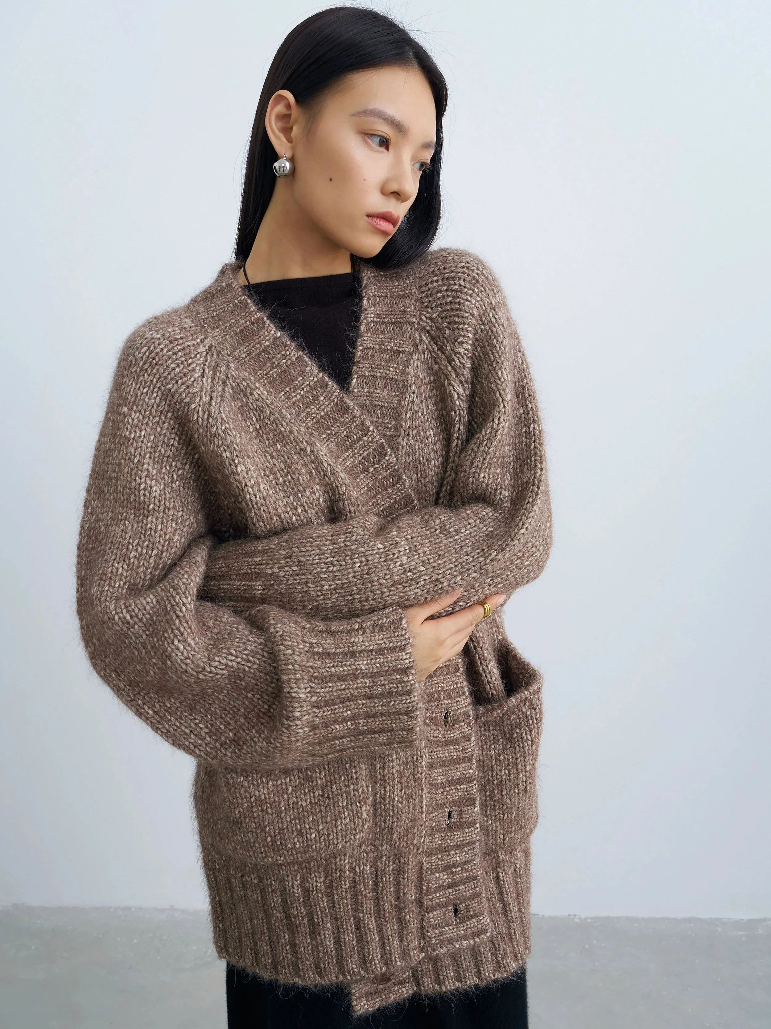 Oversized Knit Cardigan