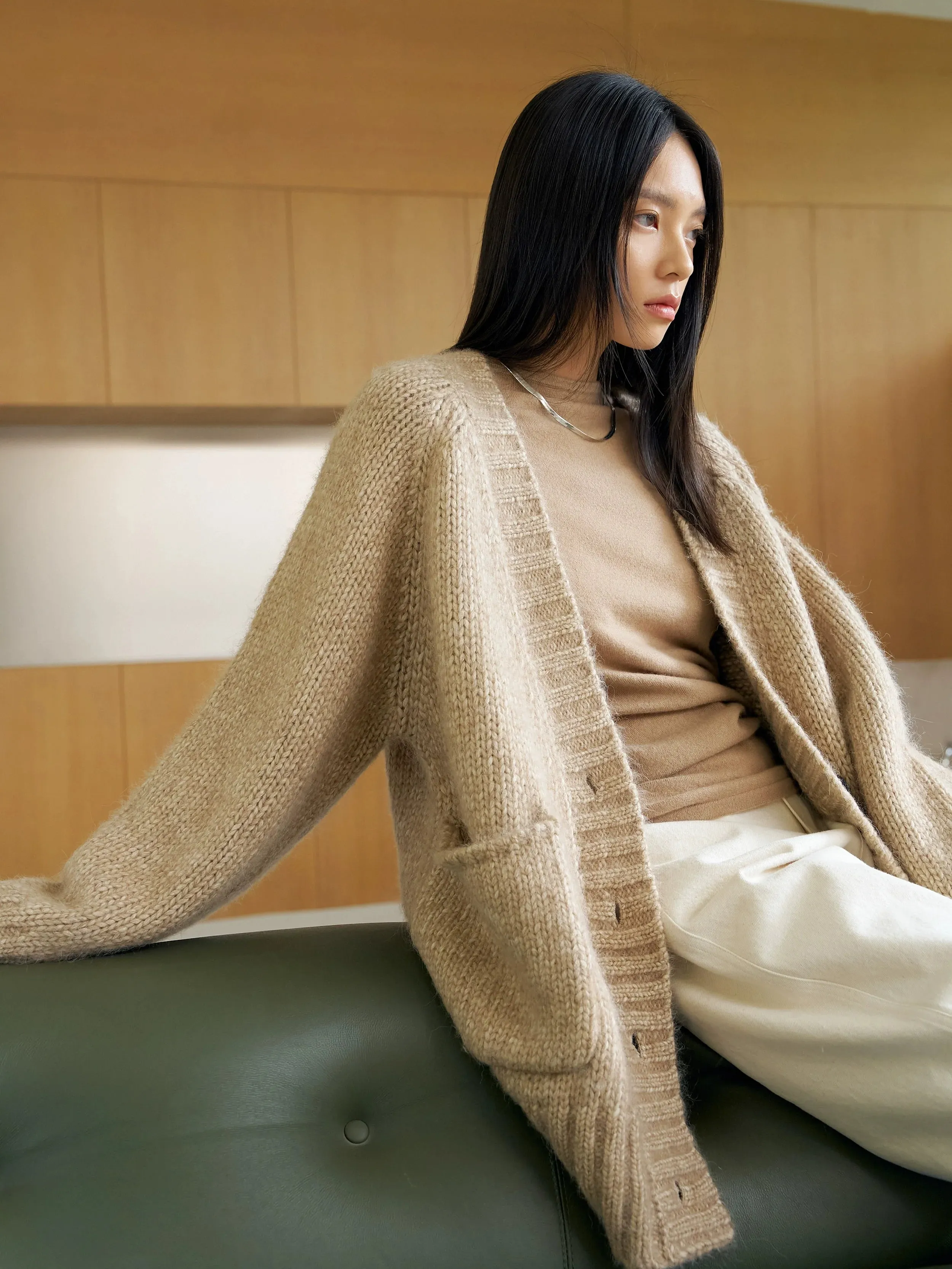Oversized Knit Cardigan