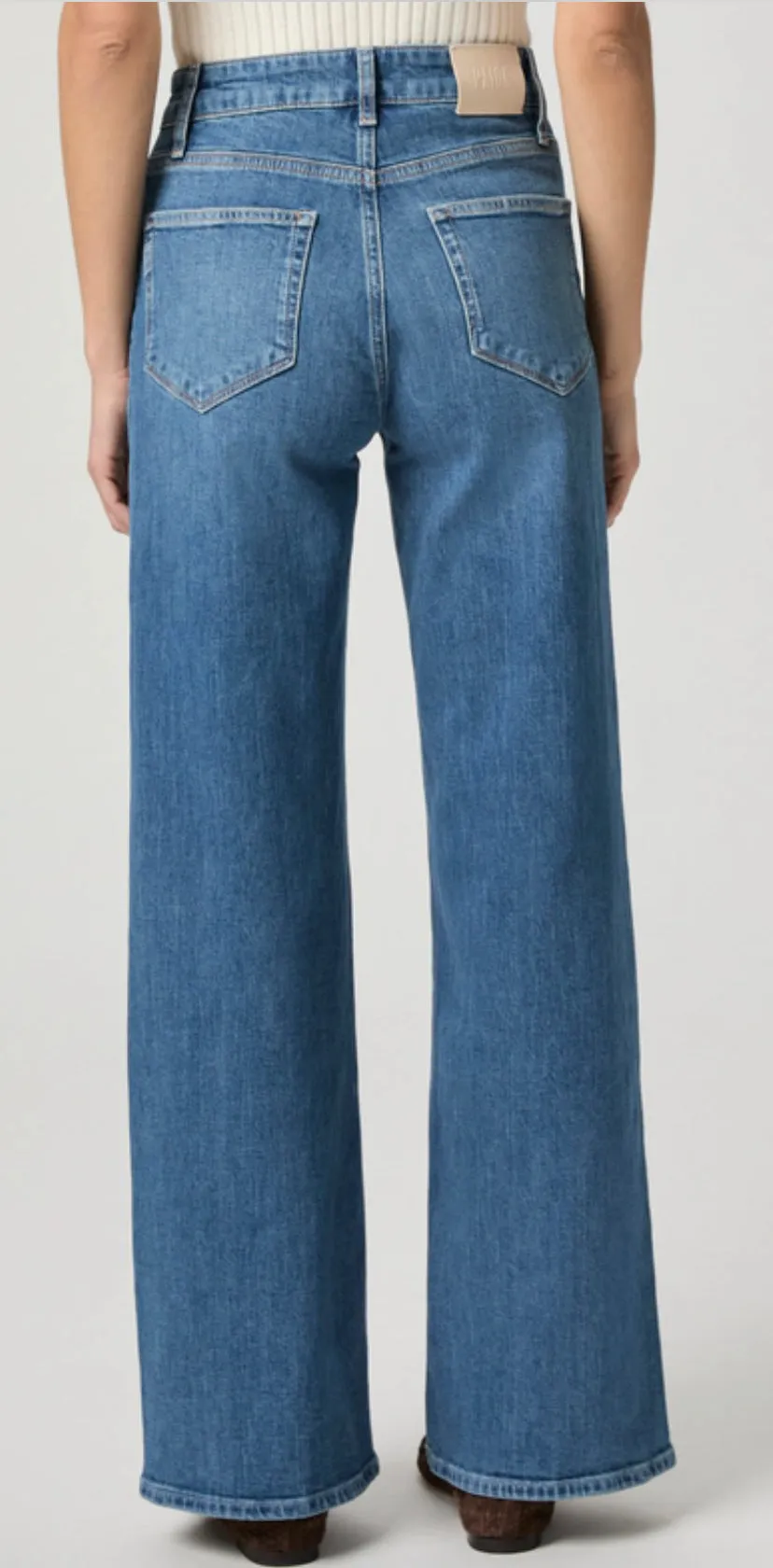 Paige Anessa 31" Wide Leg Jean Paley