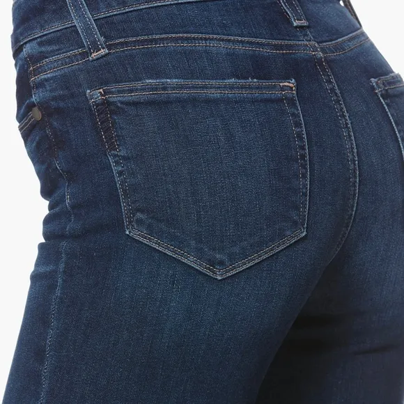 Paige Denim Colette Crop Flare - Palma Heavy Fray Hem