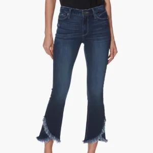 Paige Denim Colette Crop Flare - Palma Heavy Fray Hem