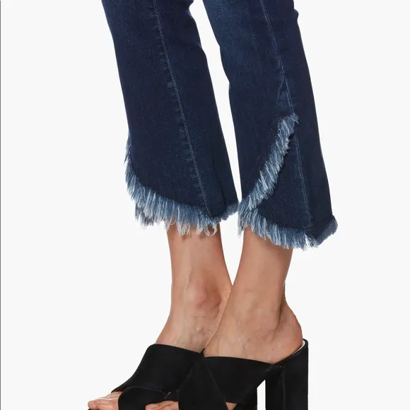 Paige Denim Colette Crop Flare - Palma Heavy Fray Hem