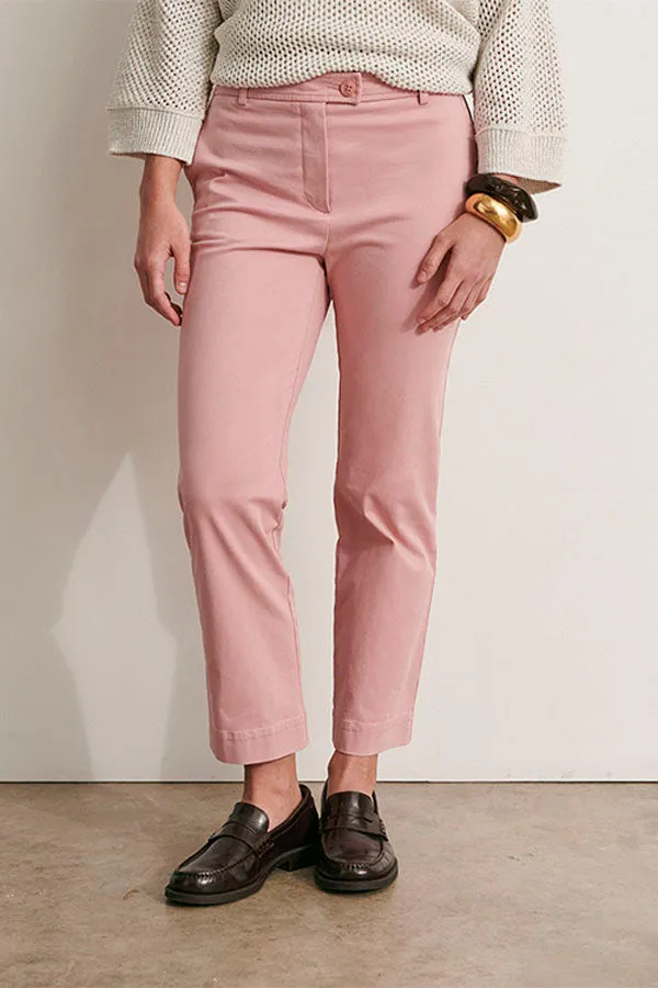 PANJINAPECHE PINK 7/8 TROUSERS