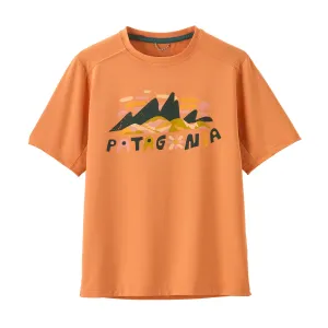 Patagonia ' Capilene® Silkweight T-Shirt Fitz Roy Superbloom: Heirloom Peach