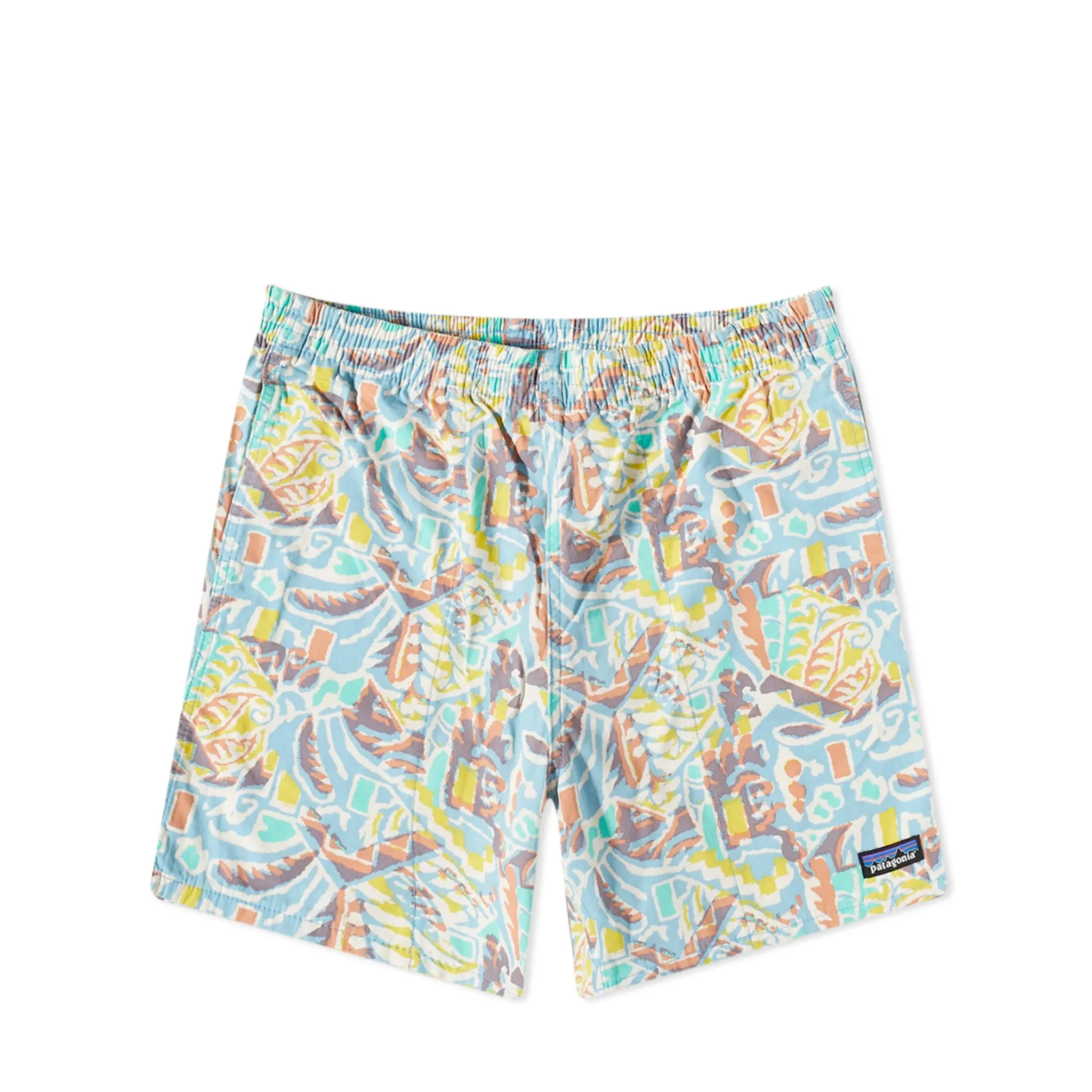 Patagonia Funhoggers Shorts Thriving Planet Lago Blue Sale