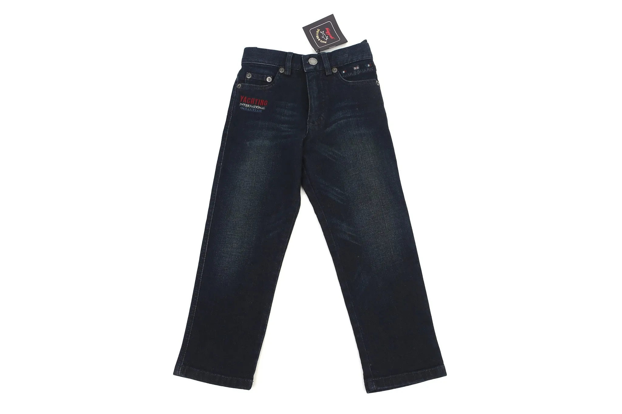 Paul & Shark Little Boy's Colored Stitch Straight Jeans
