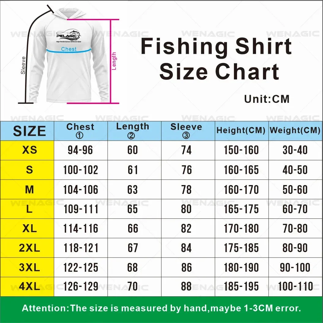 Pelagic Gear UPF 50  Long Sleeve Hooded Fishing Shirt: Ultimate Sun Protection and Comfort