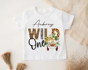 Personalised Birthday T-Shirt Wild One age 1