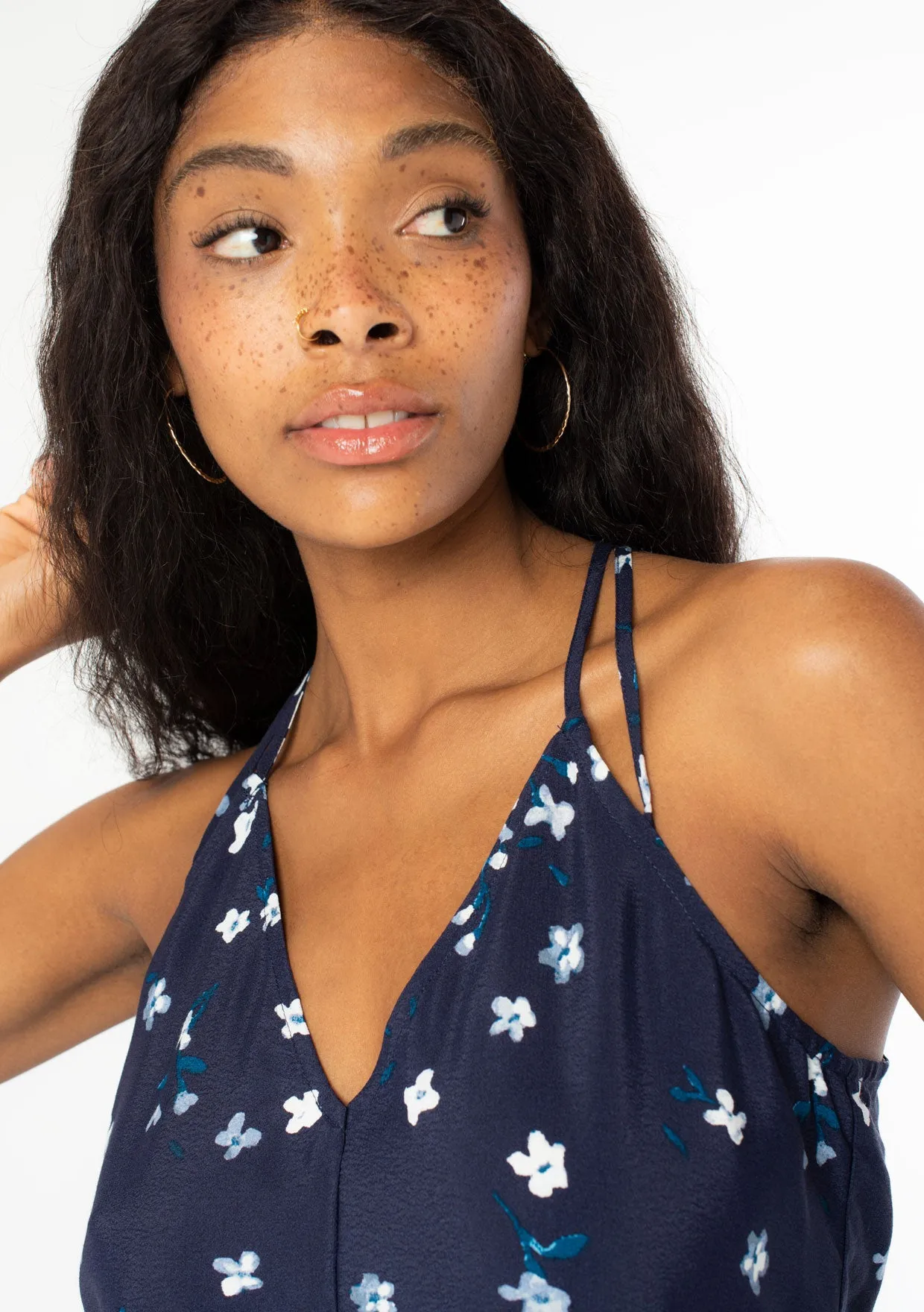 Picking Flowers Double Strap Tank Top