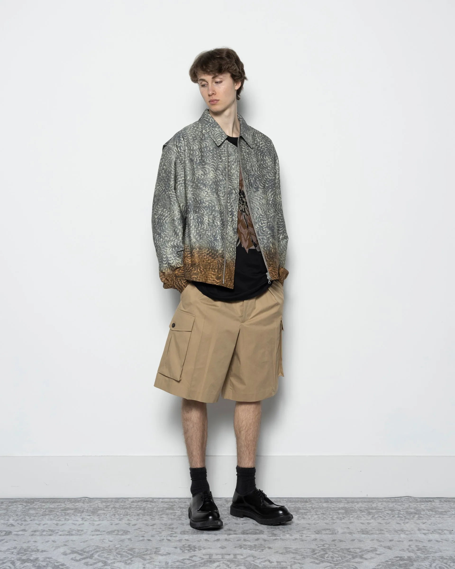Piers Tris Shorts in Beige