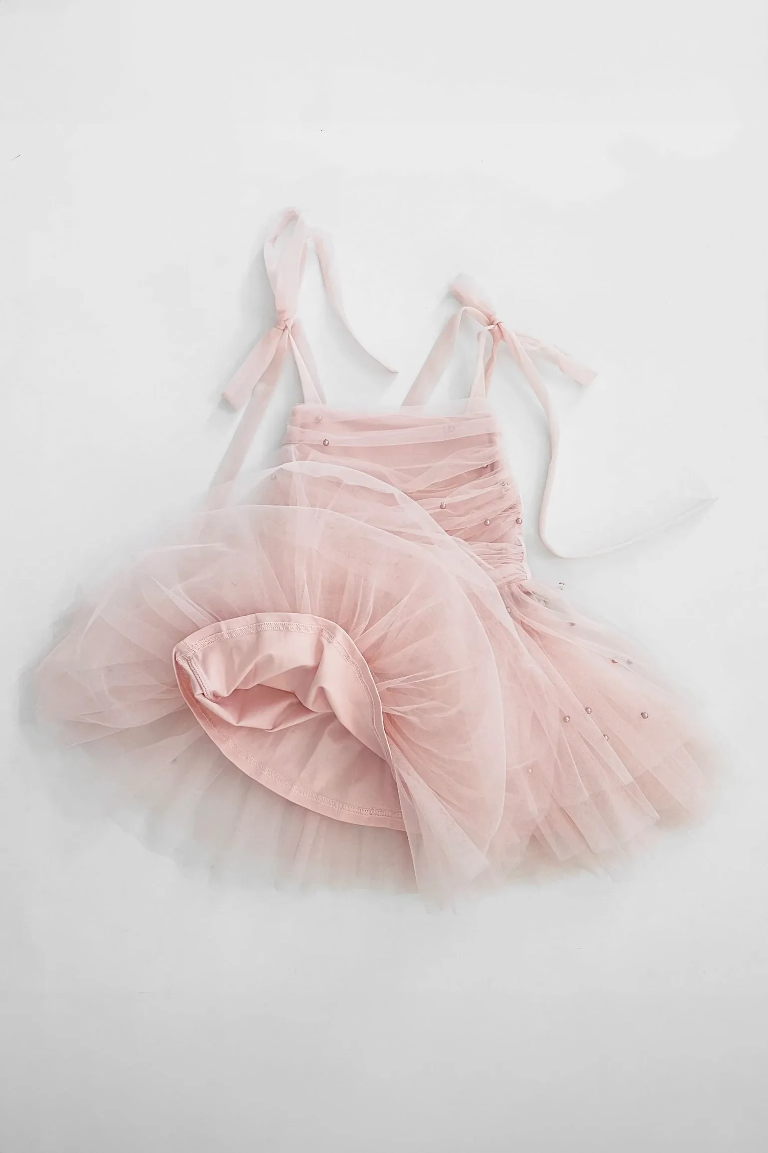 Pink Pearl Tulle Ballerina Dress