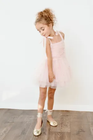 Pink Pearl Tulle Ballerina Dress