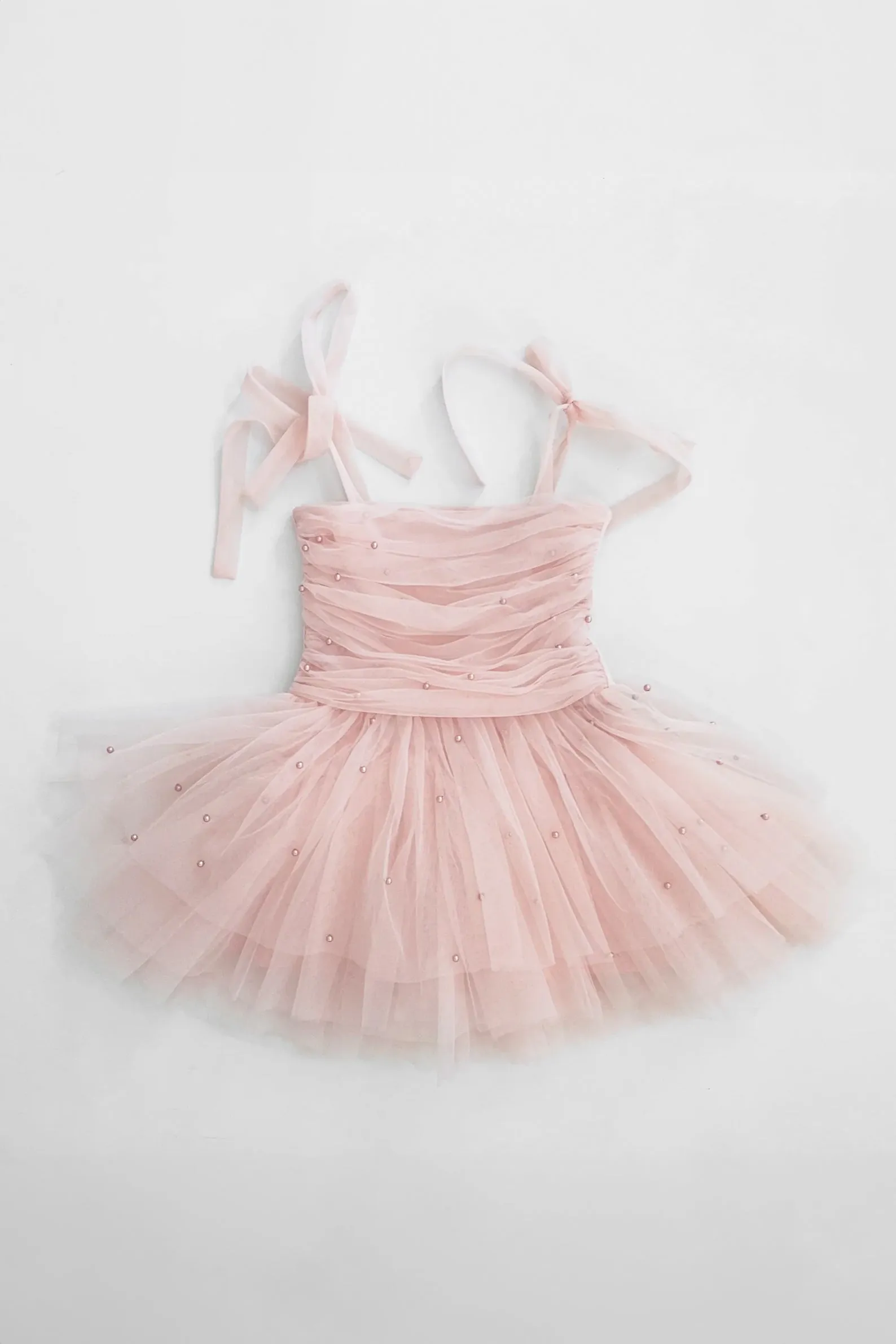 Pink Pearl Tulle Ballerina Dress