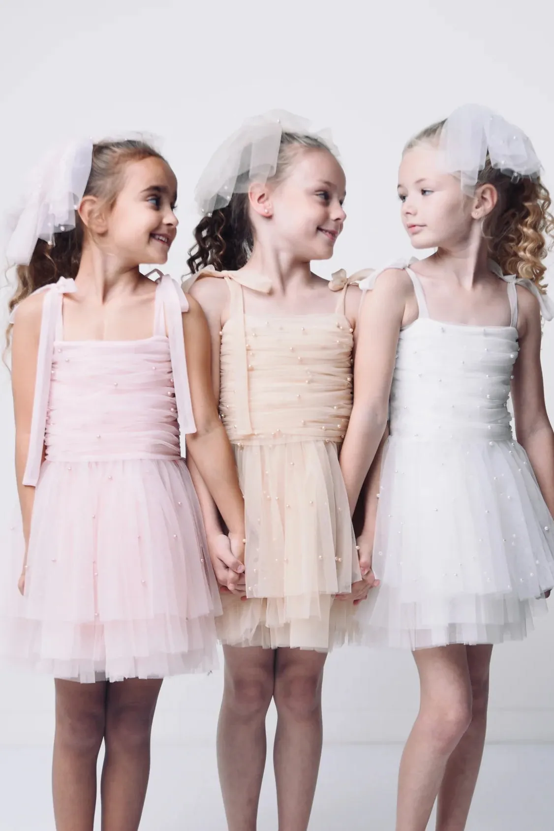 Pink Pearl Tulle Ballerina Dress