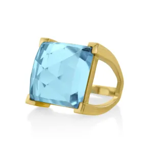 Plaza Ring - Blue Topaz