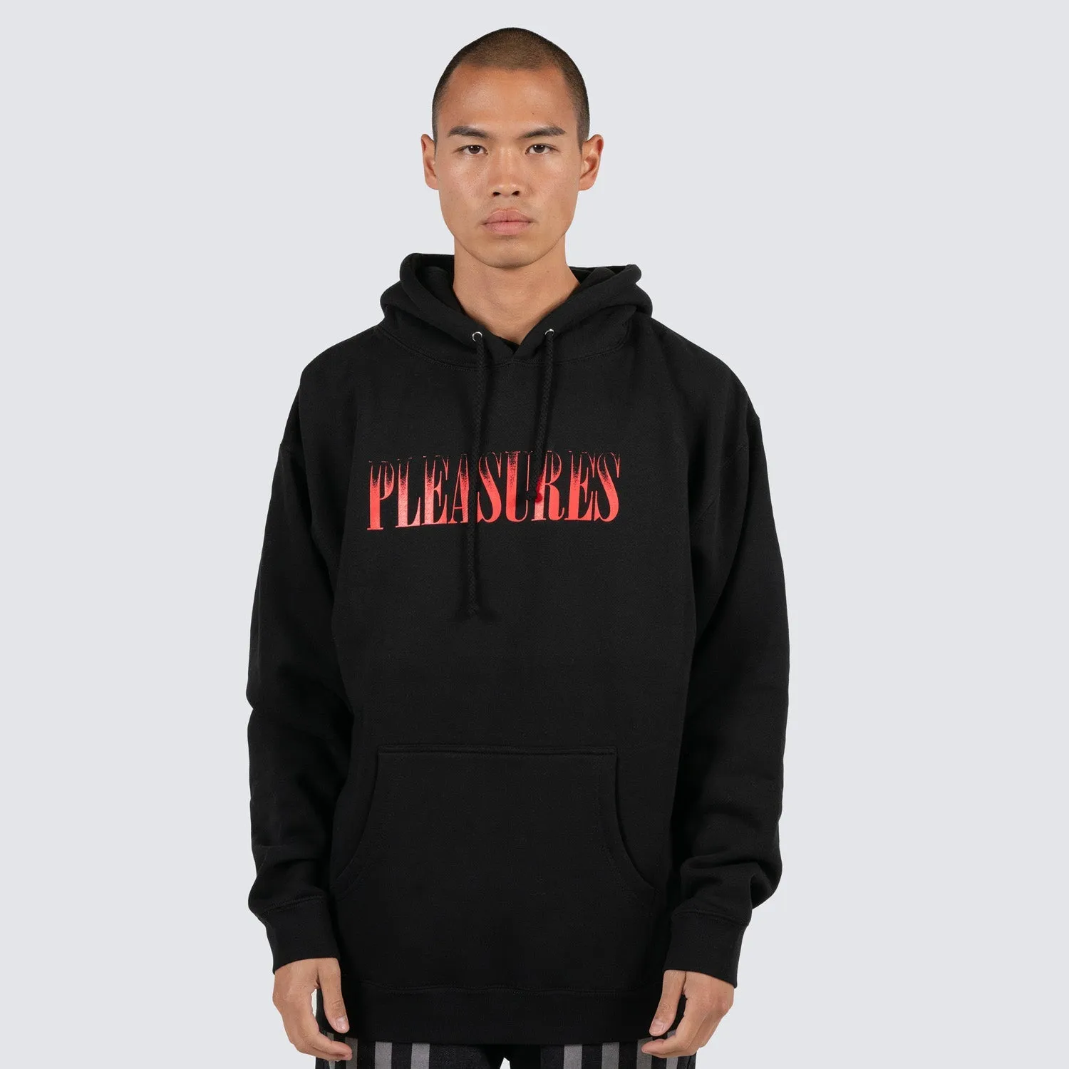 Pleasures Men Crumble Hoodie Black