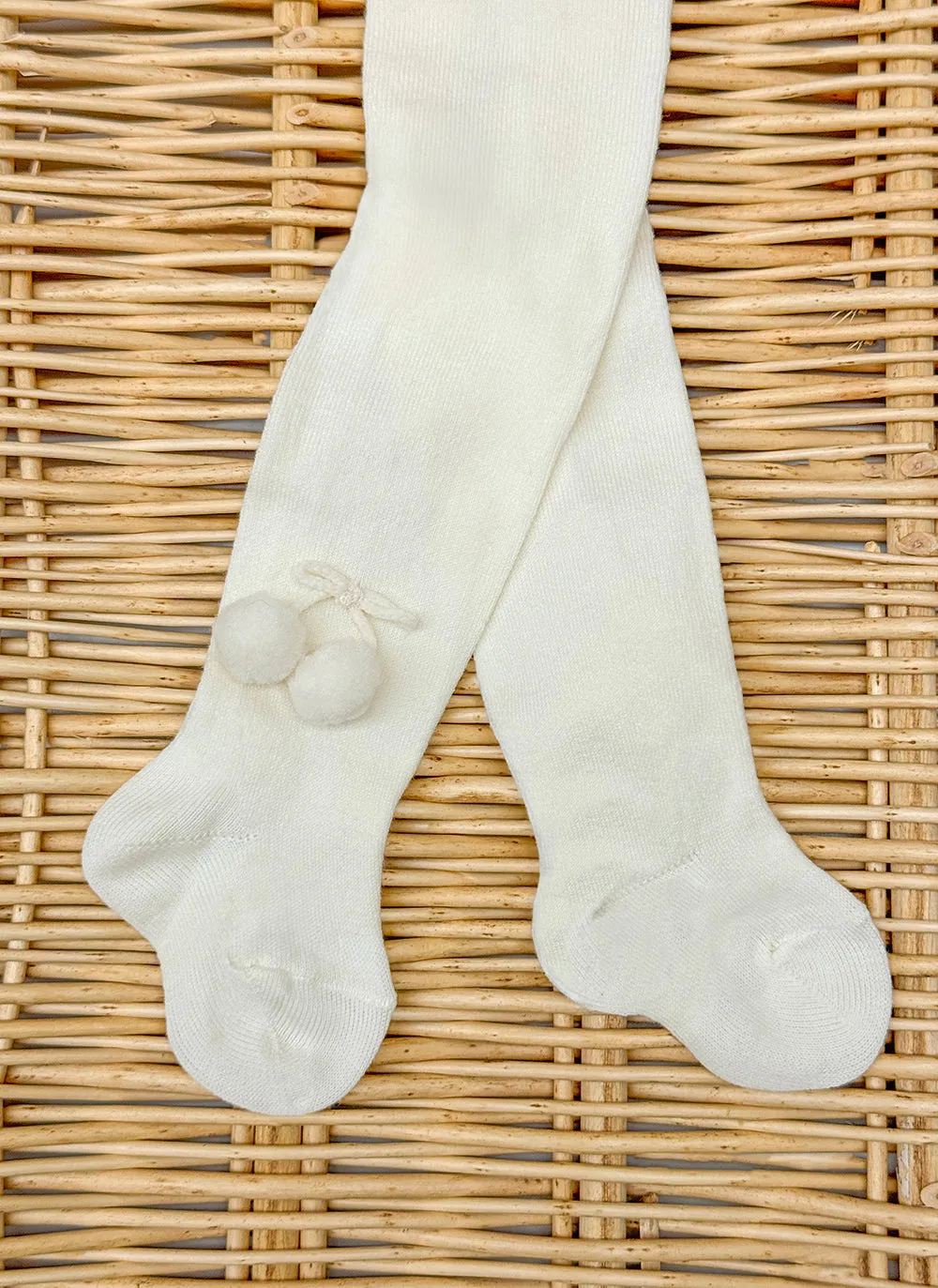 Pom-Pons Warm Cotton Tights