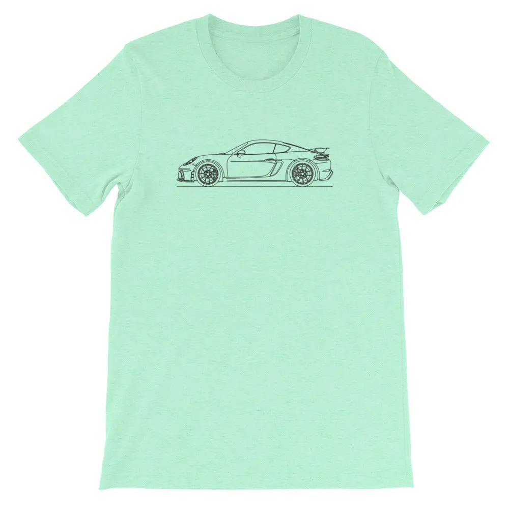 Porsche 718 GT4 silhouette T-shirt
