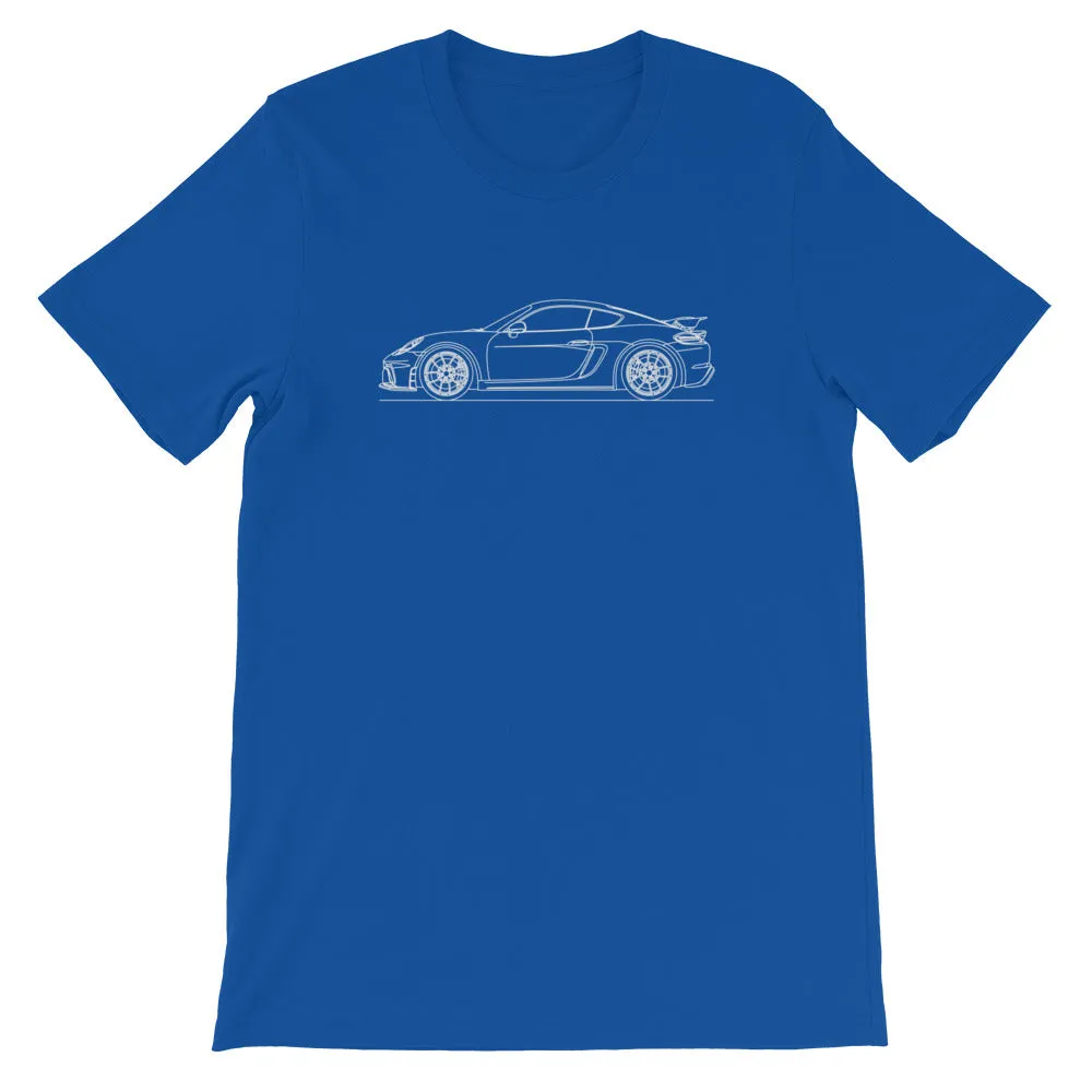 Porsche 718 GT4 silhouette T-shirt