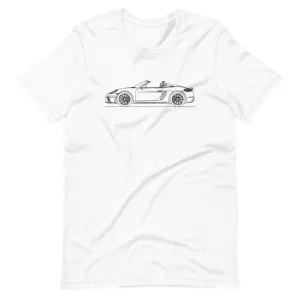 Porsche 718 Spyder Silhouette T-Shirt