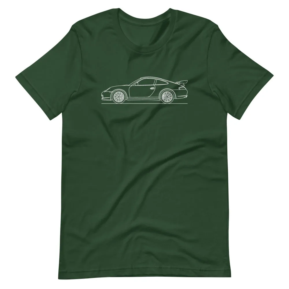 Porsche 911 996 GT3 RS silhouette T-shirt