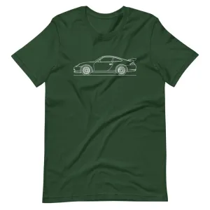 Porsche 911 996 GT3 RS silhouette T-shirt