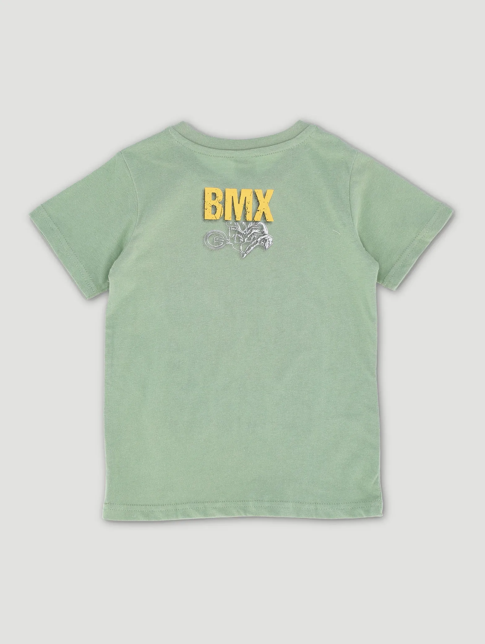 Pre-Boys Bmx Bike Tee - Light Green