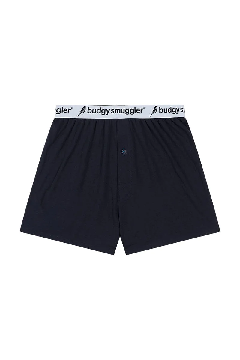 Premium Navy Boxer Pyjama Shorts