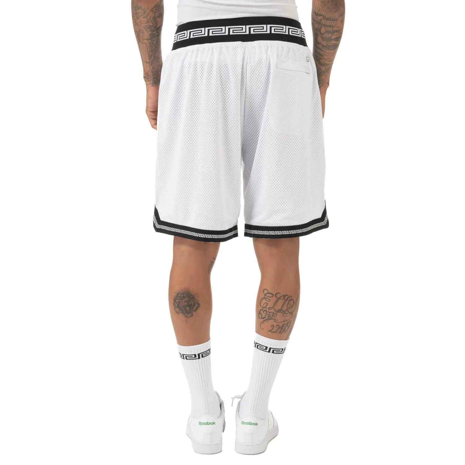 Pro Club Link Basketball Shorts - White