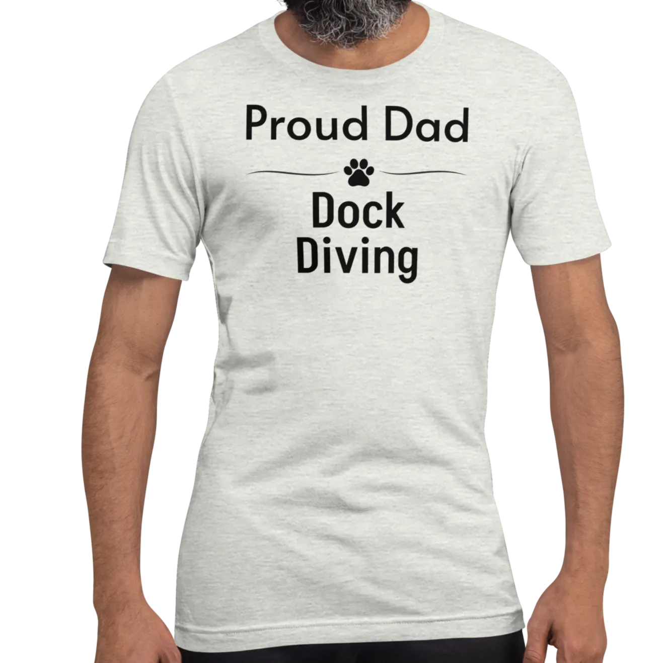 Proud Dock Diving Dad T-Shirts - Light