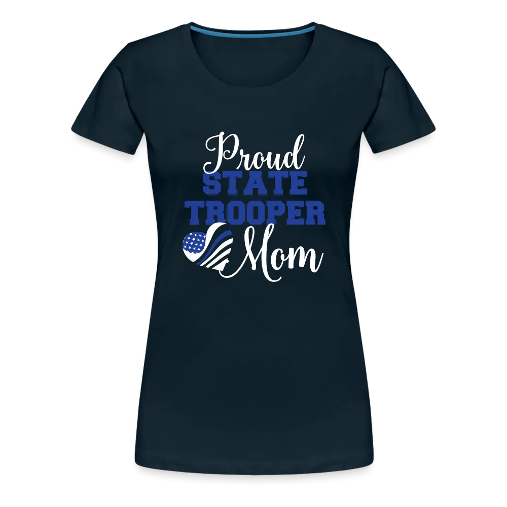 Proud State Trooper Mom Women’s Premium T-Shirt
