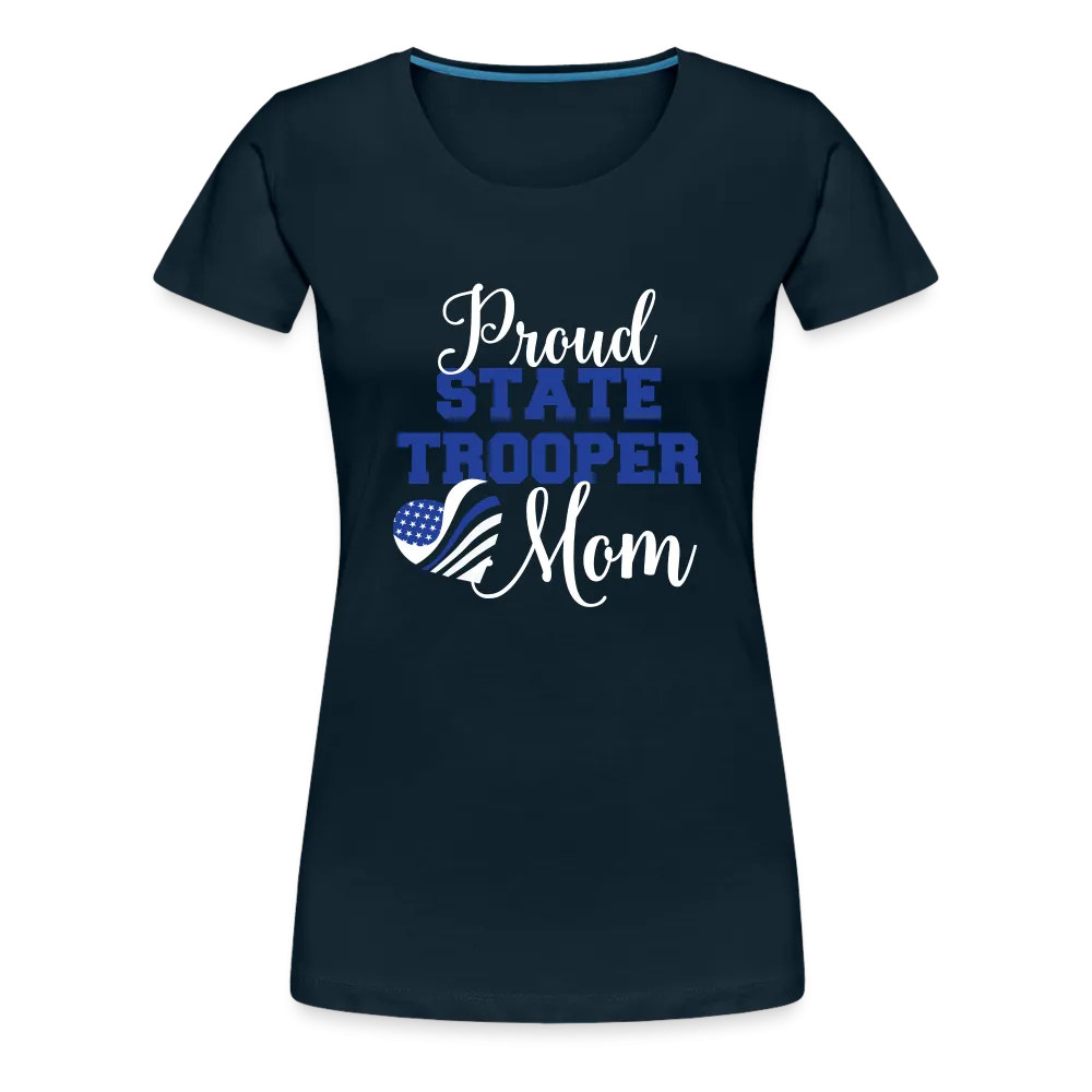 Proud State Trooper Mom Women’s Premium T-Shirt