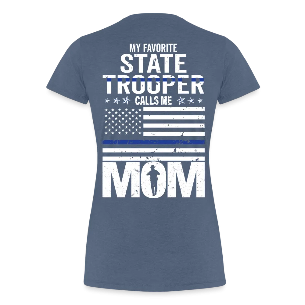 Proud State Trooper Mom Women’s Premium T-Shirt