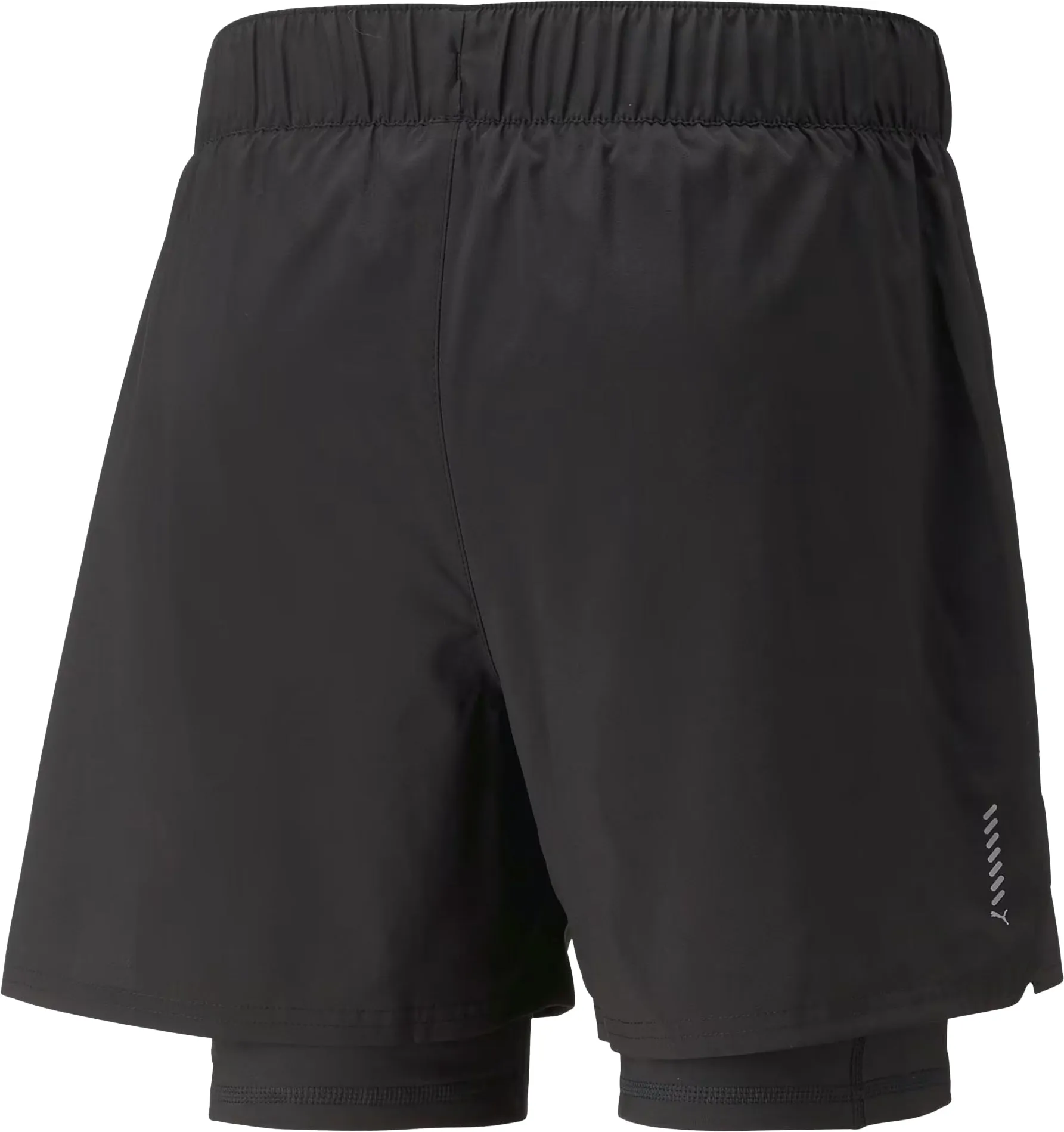 Puma 5 Inch Run 2 In 1 Mens Running Shorts - Black
