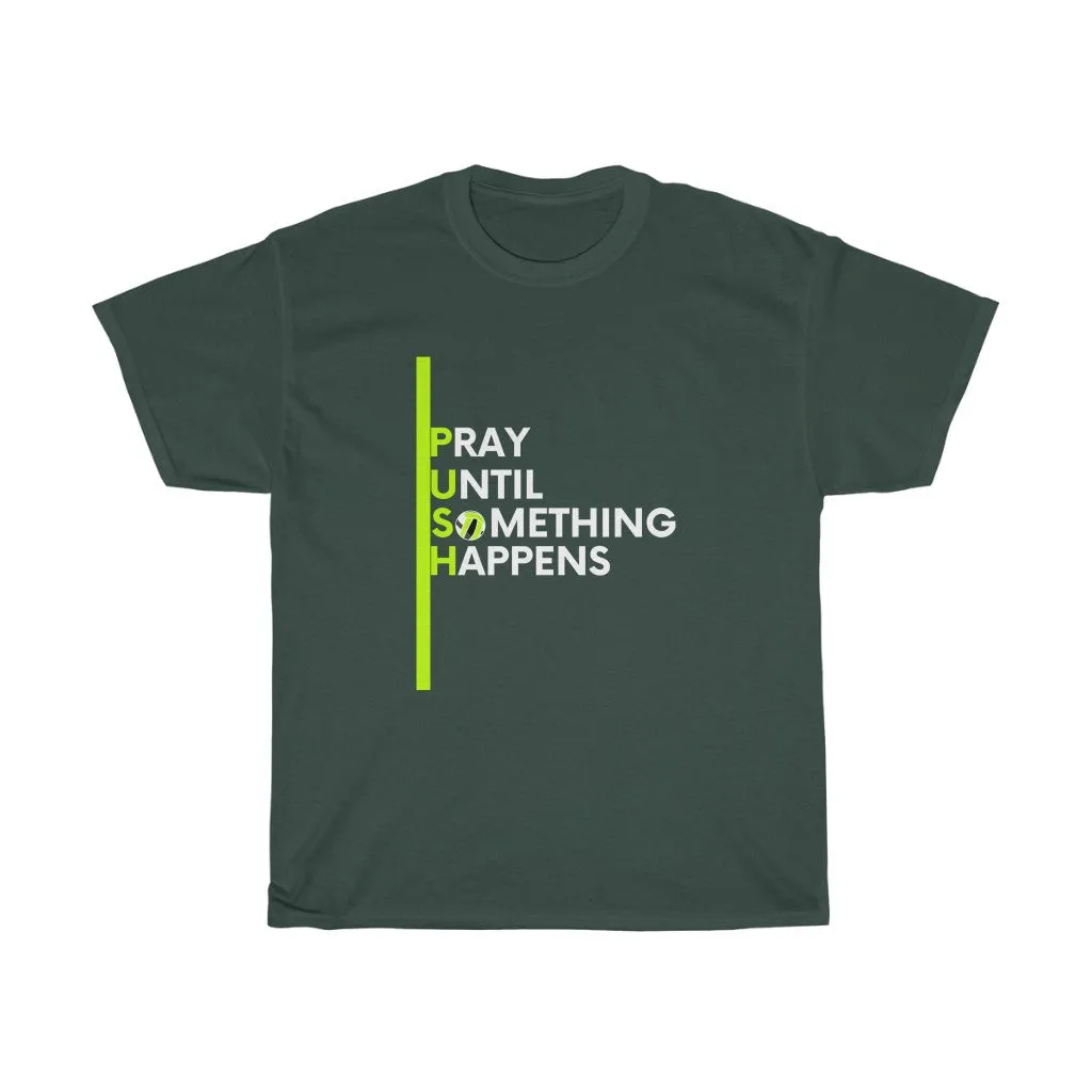 PUSH Cotton Tee (Green)