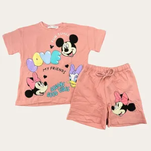"Love My Friends" Shorts Set S-101