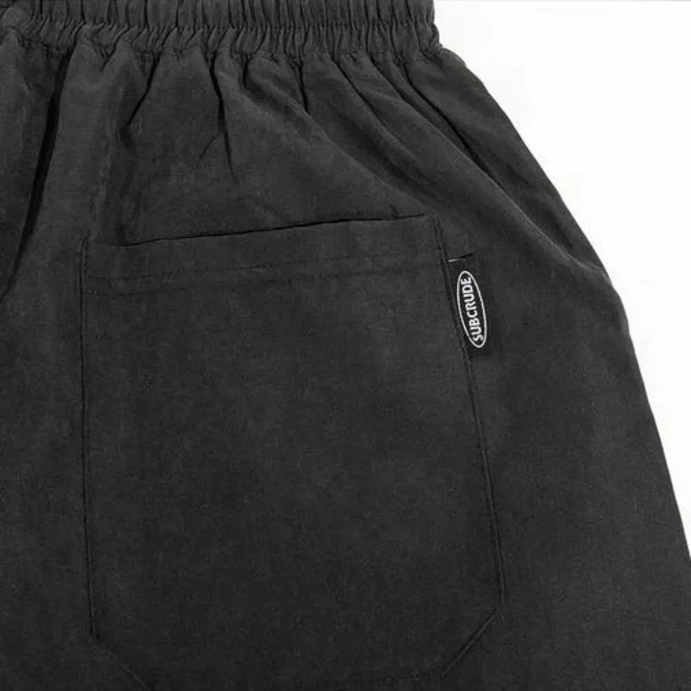 "Solid Letter Embroidery Cotton" Shorts