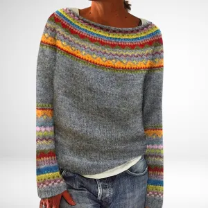 Rachel | Retro fall sweater