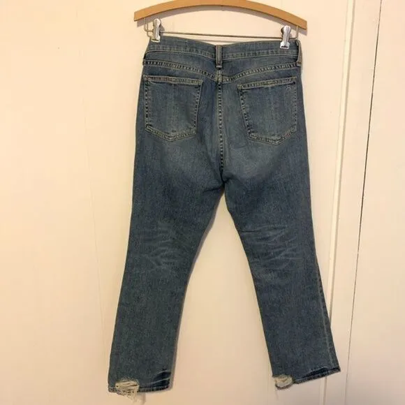 Rag &amp; Bone 10 inch stove pipe straight jeans 28
