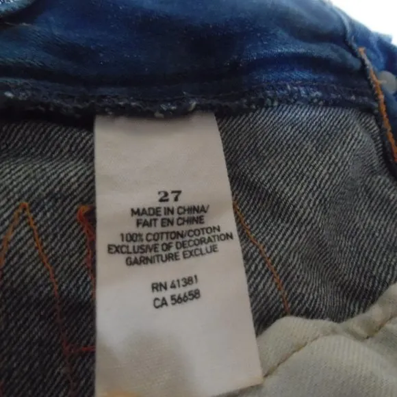 Ralph Lauren Denim Supply American Jeans Flag 4 July Shorts 27