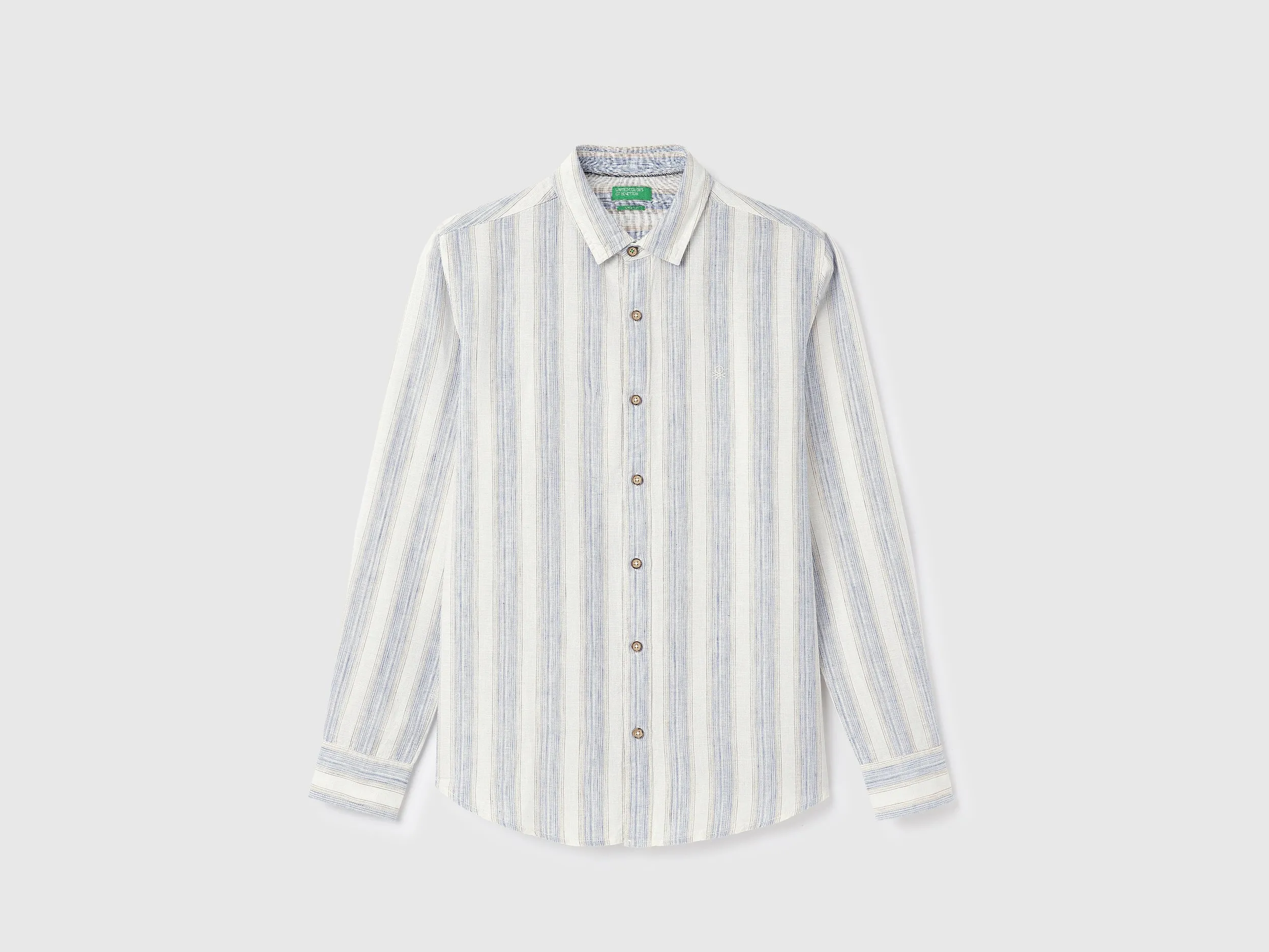 Regular Fit Spread Collar Striped Shirts