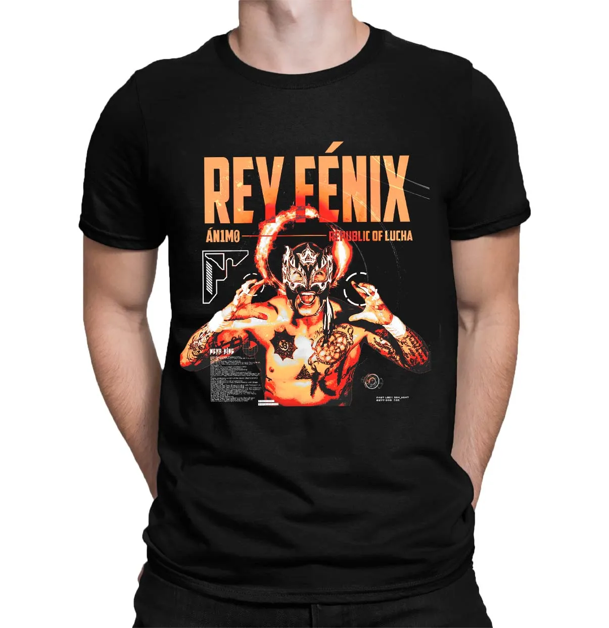REY FENIX STATS ROL t-shirt